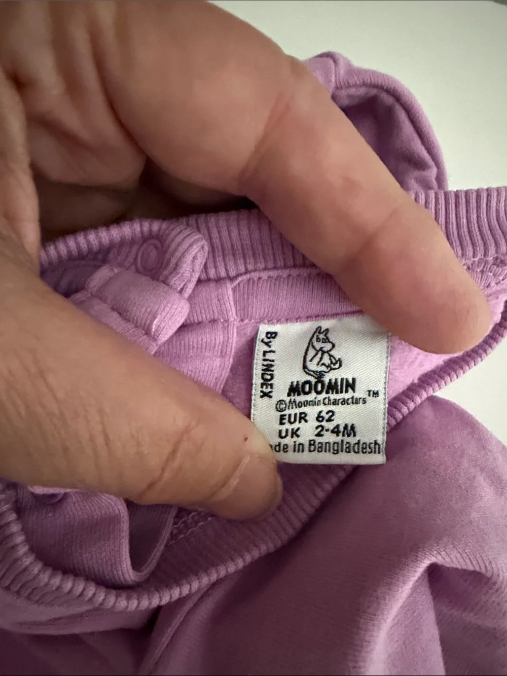 Moomin Little Myy Character Two Piece Girls' Pink Sweatshirt and Leggings (2)